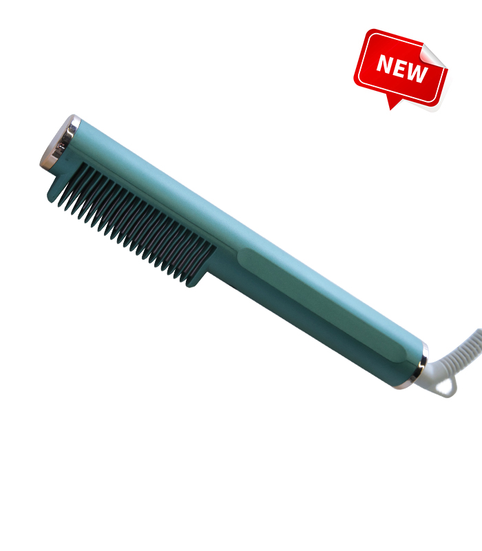 Zuoer ZR-009 pente de alisamento natural escova de alisamento de cabelo elétrico atacado com controle de temperatura de 6 níveis